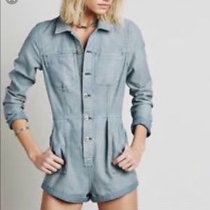 Free People: Utility Romper